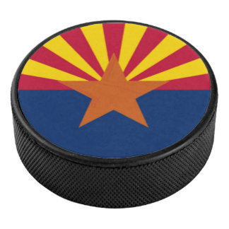 Arizona State Flag Hockey Puck
