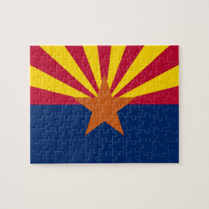 Arizona State Flag Jigsaw Puzzle