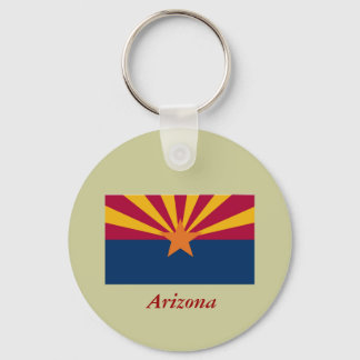 Arizona State Flag Key Ring