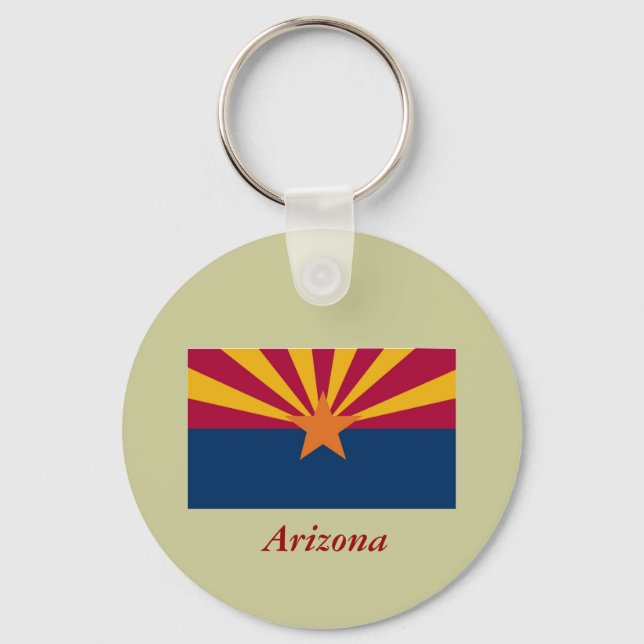 Arizona State Flag Key Ring (Front)