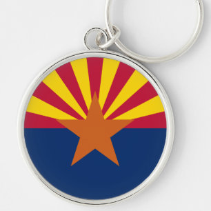 Arizona State Flag Key Ring