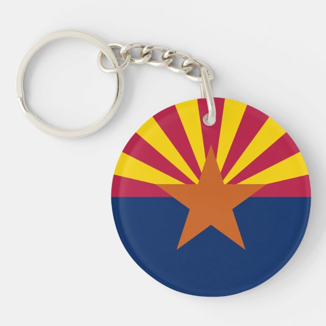 Arizona State Flag Key Ring (Front)