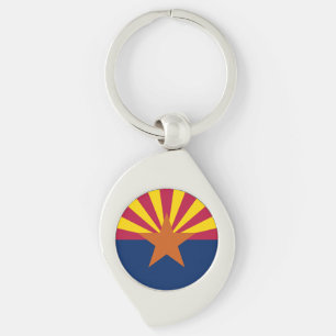 Arizona State Flag Key Ring