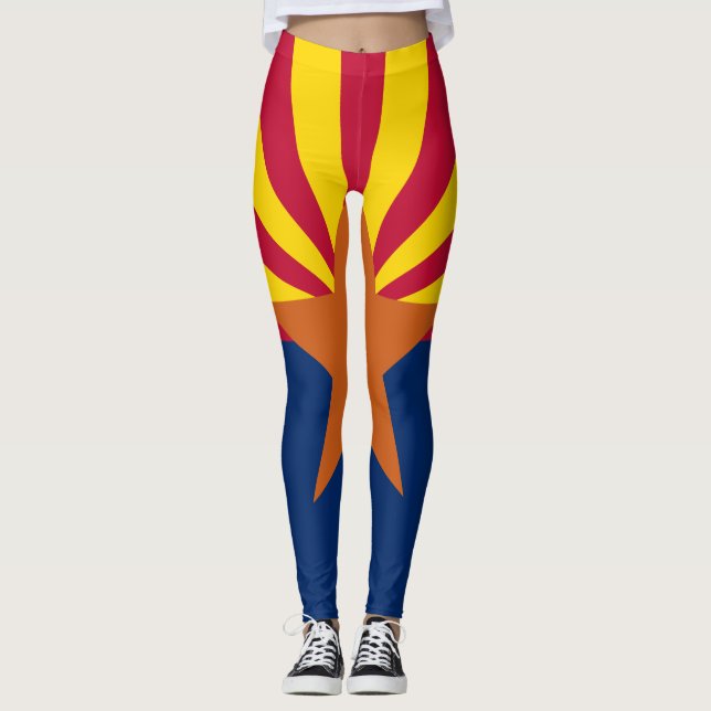 Arizona State Flag Leggings (Front)