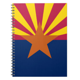 Arizona State Flag Notebook