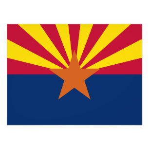 Arizona State Flag Photo Print