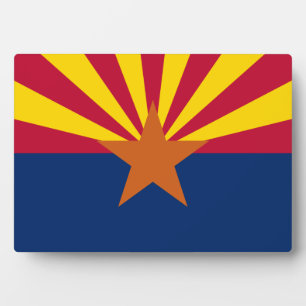 Arizona State Flag Plaque