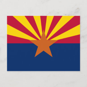 Arizona State Flag Postcard