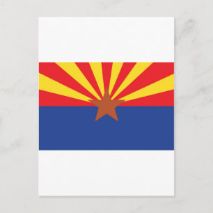 Arizona State Flag Postcard