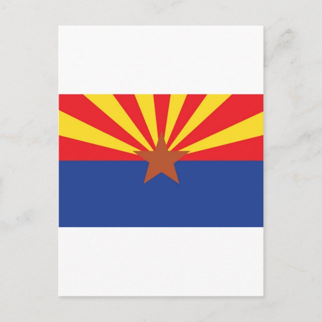 Arizona State Flag Postcard (Front)