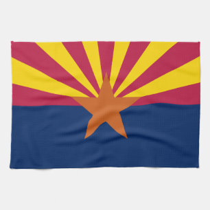 Arizona State Flag Tea Towel