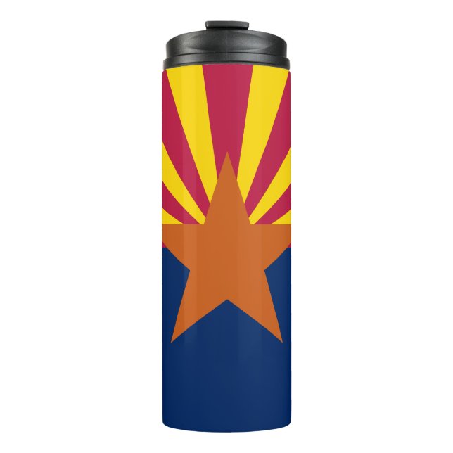 Arizona State Flag Thermal Tumbler (Front)