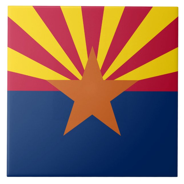 Arizona State Flag Tile (Front)