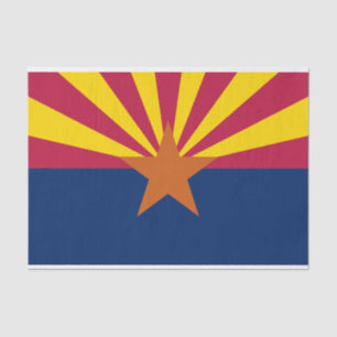 Arizona State Flag Tissue Paper