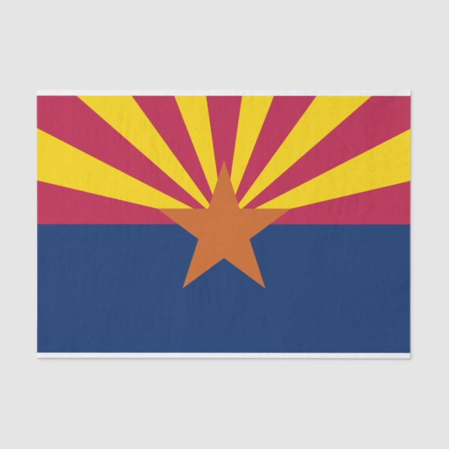 Arizona State Flag Tissue Paper (Front)