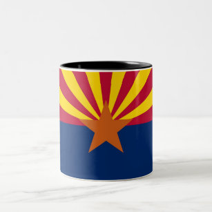 Arizona State Flag Two-Tone Coffee Mug