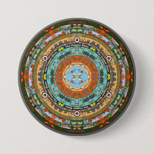 Arizona State Mandala Pin