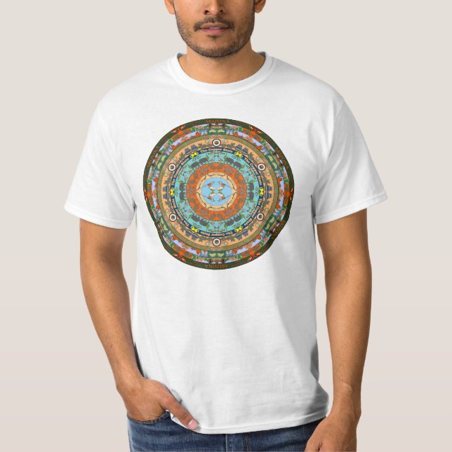 Arizona State Mandala T Shirt (Front)