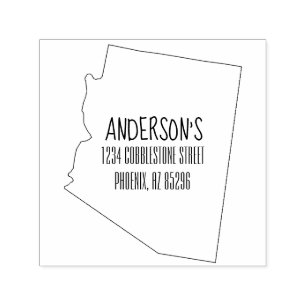 Arizona State Return Address Self-inking Stamp