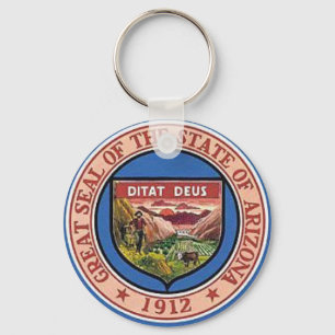 Arizona State Seal Key Ring