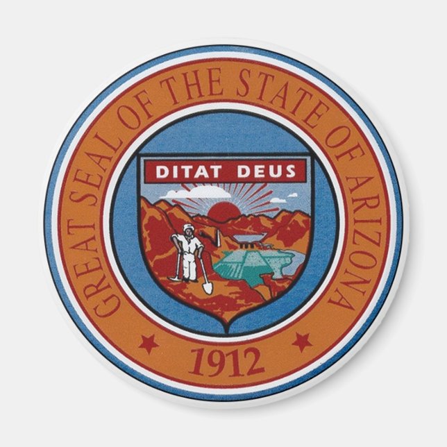 Arizona State Seal Magnet (Front)