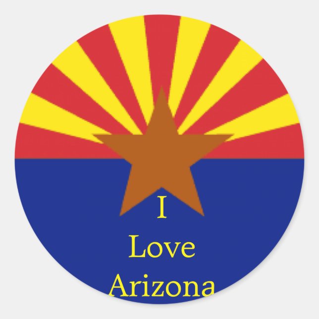 Arizona State Sticker (Front)