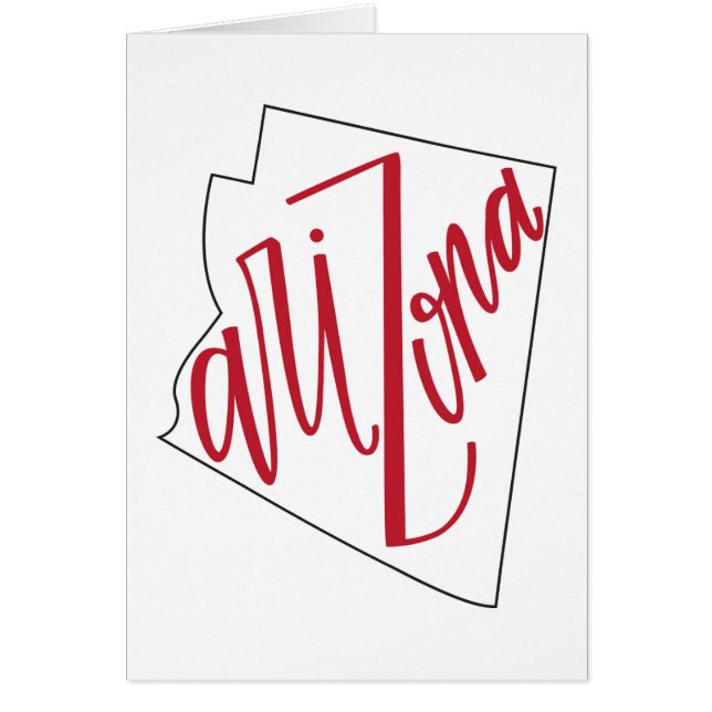 Arizona | State Typography Design (Front)