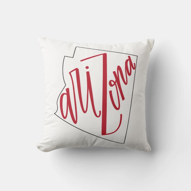 Arizona | State Typography Design Cushion (Front)