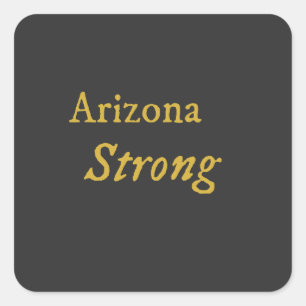 Arizona Strong Square Sticker