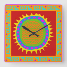 Arizona Sun Acrylic Wall Clock