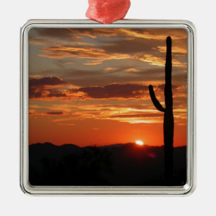 Arizona Sunset--Breathtaking, Metal Tree Decoration