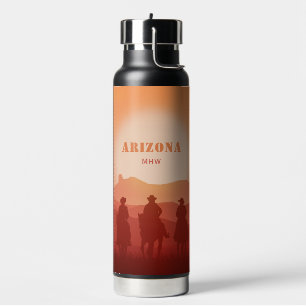 Arizona Sunset custom monogram Water Bottle