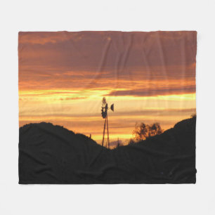 Arizona Sunset Fleece Blanket