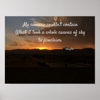 Arizona Sunset Poster
