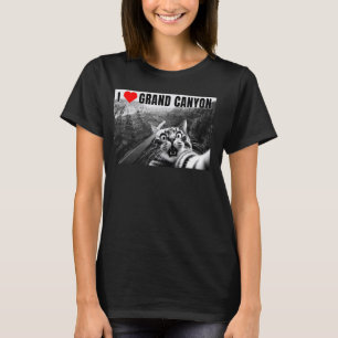 Arizona Surprised Scared Cat Selfie I Love Grand C T-Shirt