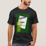 Arizona T-shirt<br><div class="desc">The T-shirt design saying "1912, " "Arizona" and "The Grand Canyon State" is colored black with dark green ink in it. It is made out of 100% cotton.</div>
