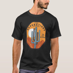 Arizona Tee Retro Vintage Saguaro SUPERSTITIONS MO