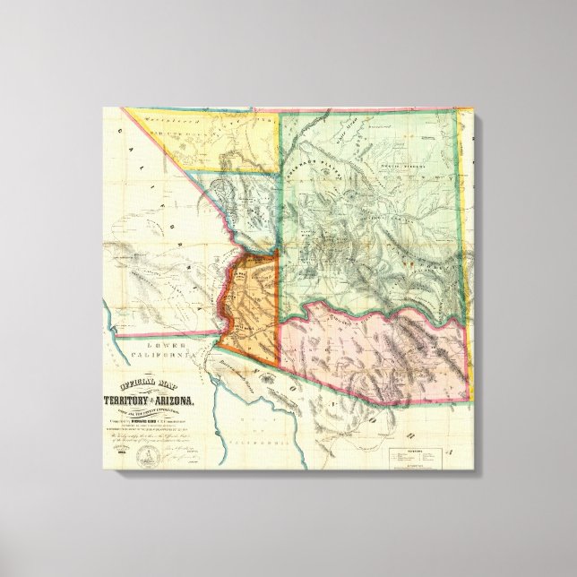 Arizona Territory Canvas Print (Front)