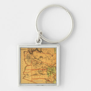 Arizona TerritoryPanoramic MapArizona Key Ring
