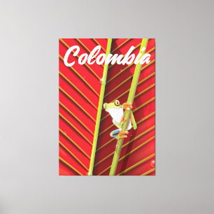 Arizona the copper state vintage travel poster canvas print