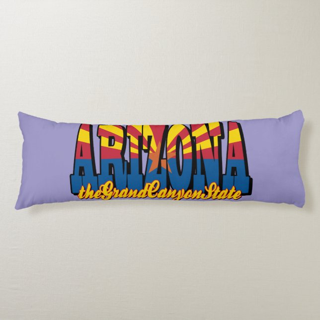 Arizona the Grand Canyon State Body Cushion (Front)
