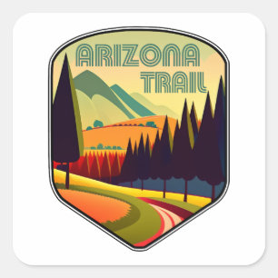 Arizona Trail Colours Square Sticker