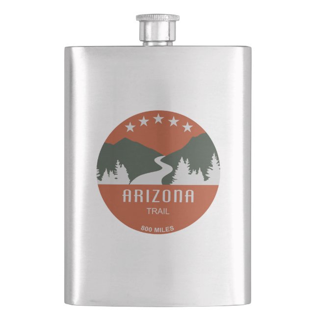 Arizona Trail Hip Flask (Front)