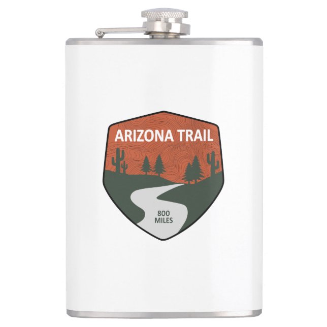 Arizona Trail Hip Flask (Front)