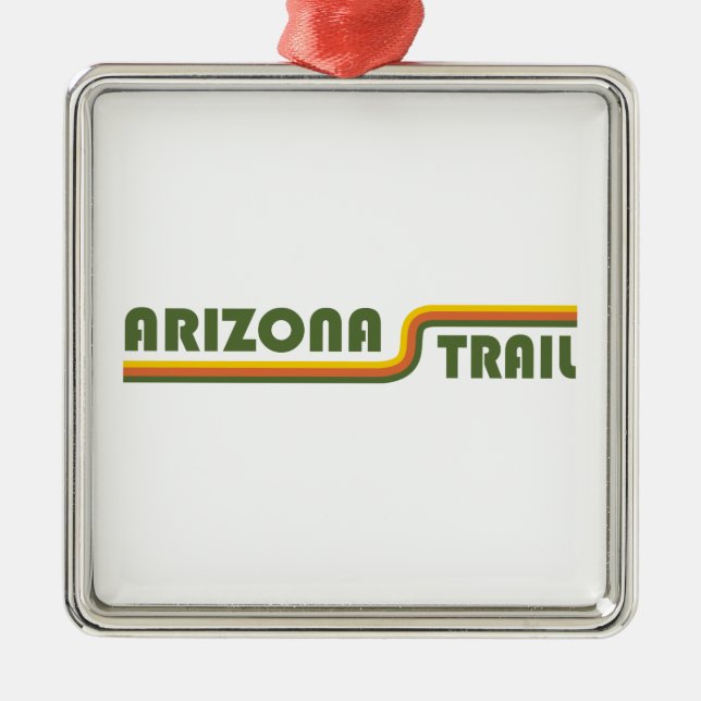 Arizona Trail Metal Tree Decoration (Front)