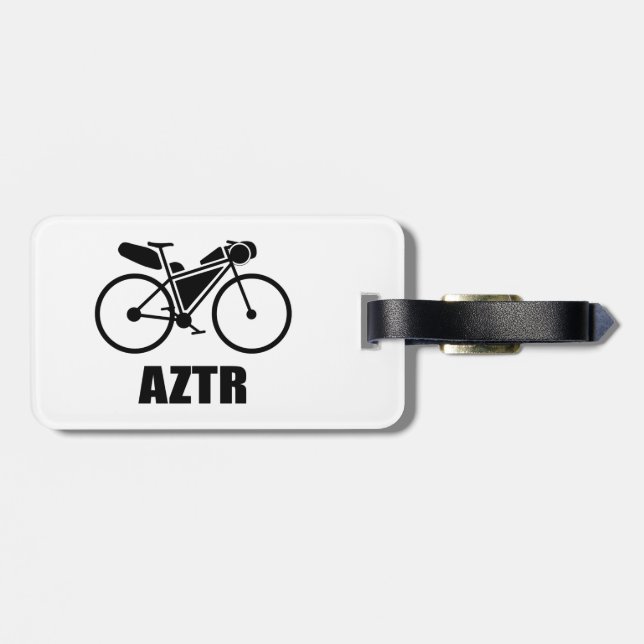 Arizona Trail Race Bikepacking Luggage Tag (Back Horizontal)