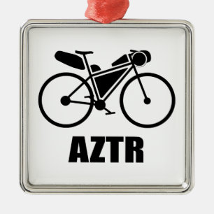 Arizona Trail Race Bikepacking Metal Tree Decoration
