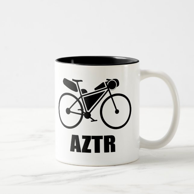 Arizona Trail Race Bikepacking Two-Tone Coffee Mug (Right)
