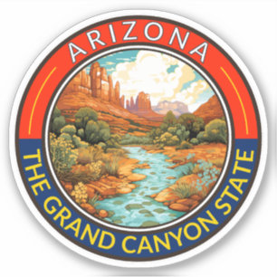 Arizona Travel Art Badge