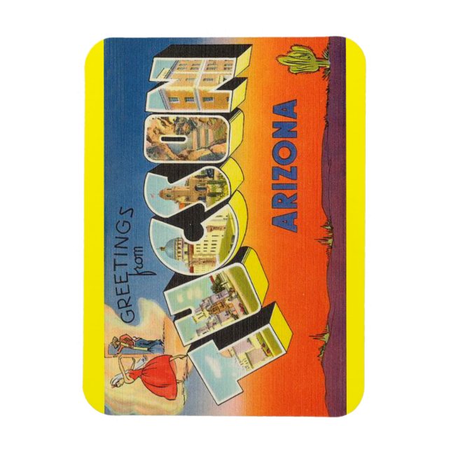 Arizona, Tucson Magnet (Vertical)